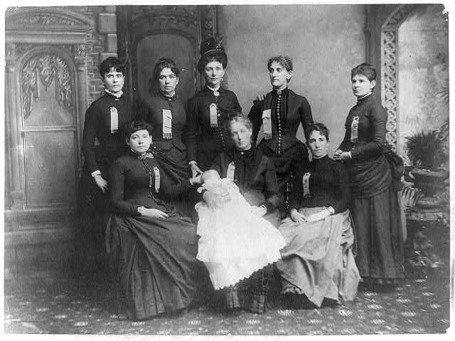 Women delegates to the Knights of Labor convention in Richmond, Virginia, in 1886.