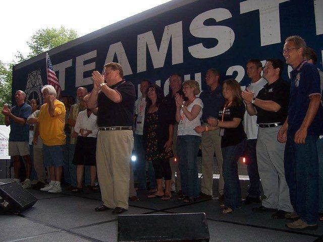 Teamsters members gathered in 2007, a decade after the UPS strike demonstrated the union’s national reach.